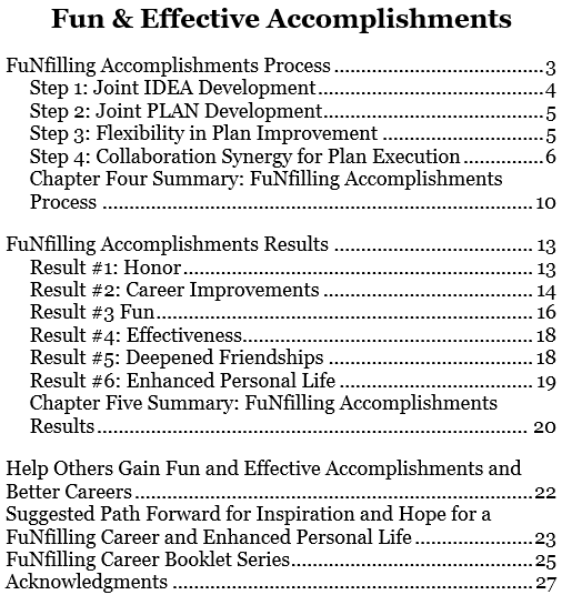 Accomplishments indicator graphic